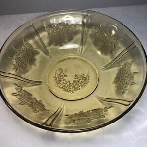 Vintage yellow depression bowl